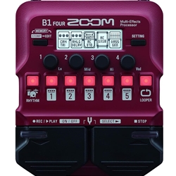 Zoom B1 FOUR Bass Multi-Effects Processor